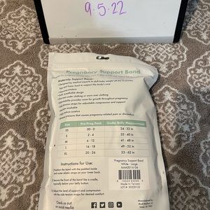 Motif maternity support band